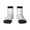3 Black, variant on Rabbit Eating Pattern Quarter Crew Socks,Toe Seamed Ankle Socks,Cotton Cushioned Breathable Athletic Crew Sports Socks