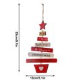 thumbnail image 2 of Clearance Christmas Decoration! YgkuHd Christmas Decorations Christmas Tree Wooden Ornaments Christmas Ornaments Colored Wooden Letters Christmas Tree Pendants 2pcs, Clearance, 2 of 5