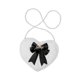 thumbnail image 2 of Bolso de hombro Yinane felpa para niñas en forma de corazón negro, 2 of 6