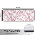 thumbnail image 5 of Kitchen Rugs Sets Of 2,Pioneer Flower Floral Print Pattern Anti Fatigue Kitchen Mat Rugs Non Slip Washable,Decorative Kitchen Floor Mats for Kitchen,Sink,Laundry,17"x47"+17"x47", 5 of 5