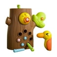 thumbnail image 2 of Magnetic Woodpecker Feeding Game Fine Motor Skill Toy Strong Magnet Birds Worm Catching Puzzle Educational Activity Set, 2 of 7