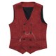 thumbnail image 3 of Camiseta sin mangas con cuello en V para hombre, color liso, sin mangas, cuello en V, informal, de moda, blusa para hombre, 3 of 6