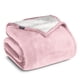 thumbnail image 1 of Manta de Cama de Felpa Sherpa Bare Home Reversible Ligera Tamaño Twin/Twin XL Rosa Claro, 1 of 6