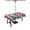 Red, Blue, Beige, variant on Outdoor Tablecloth with Umbrella Hole for Patio/Picnic/Party/Camping, 4th of July Waterproof Table Cloth Round Cover Washable, USA Flag Gnomes Independence Day Rustic (Dia 60")