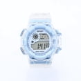 thumbnail image 4 of Reloj electrónico deportivo de color blanco glaciar para fiesta de estudiantes de secundaria con unicornio en color, 4 of 6