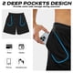 thumbnail image 3 of Pantalones cortos deportivos BALENNZ para hombre con bolsillos y cintura elástica, 3 of 5