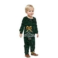 thumbnail image 2 of SwiftWear Matching Family Pajamas Set Christmas Tree Printed Zipper Jumpsuit Hooded Loungewear Comfy Homewear Jammies, 2 of 5