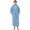 Haze Blue, variant on Men's Bathrobes with Hood, Soft Long Towel Robe for Men (White,L/XL)