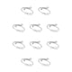 thumbnail image 1 of Jumpingount Anillo de ansiedad anillos portátiles de Metal Blanco 10Conjunto, 1 of 6