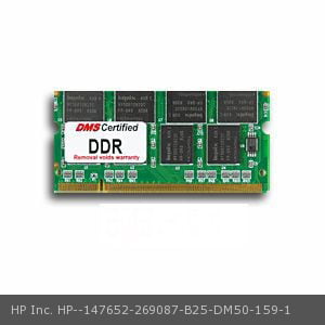 DMS Compatible/Replacement for HP Inc. 269087-B25 Evo Mobile Workstation N800w 512MB DMS Certified Memory 200 Pin  DDR PC2100 266MHz 64x64 CL 2.5 SODIMM 16 Chip -