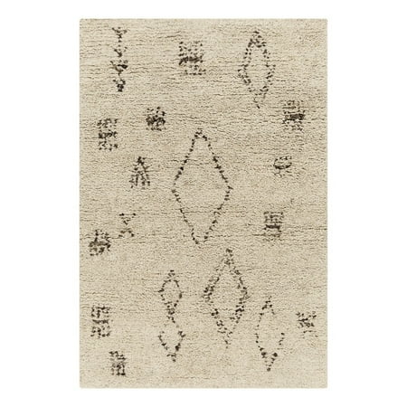 Surya Camille CME-2303 60 x 90  Rectangle Modern Wool Rug in Cream/Black