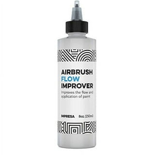 U.S. Art Supply Airbrush Flow Improver, 8-Ounce Bottle - Additive to Improve Acrylic Paint Flow, Reduce Clogs, Paint Wetting, Dry Needle Tips, Sprayin
