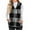Black, variant on Womens Fleece Vest Plaid Casual Sleeveless Hoode Jacket Outerwear Vests Coat with Pockets Womens Fall Fashion 2025 (XL, Yellow)
