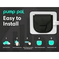 thumbnail image 5 of Pump Pal Reusable Fueling Glove | Protect Hands from Filthy Gas Pump Handles and Keypads | Easy Install, Attaches with Magnets Inside Your Gas Tank | Universal Size, One Hand Slip-On | Black, 2 Pack, 5 of 7