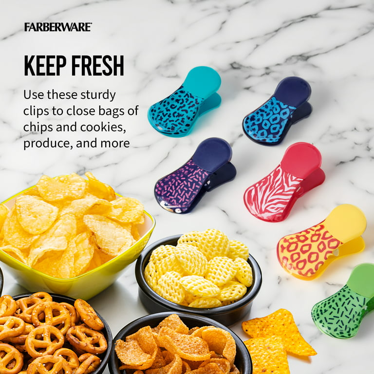 8 Magnetic Bag Clips Food Chip Clip Multi Purpose Reminder Fridge Note Crafts