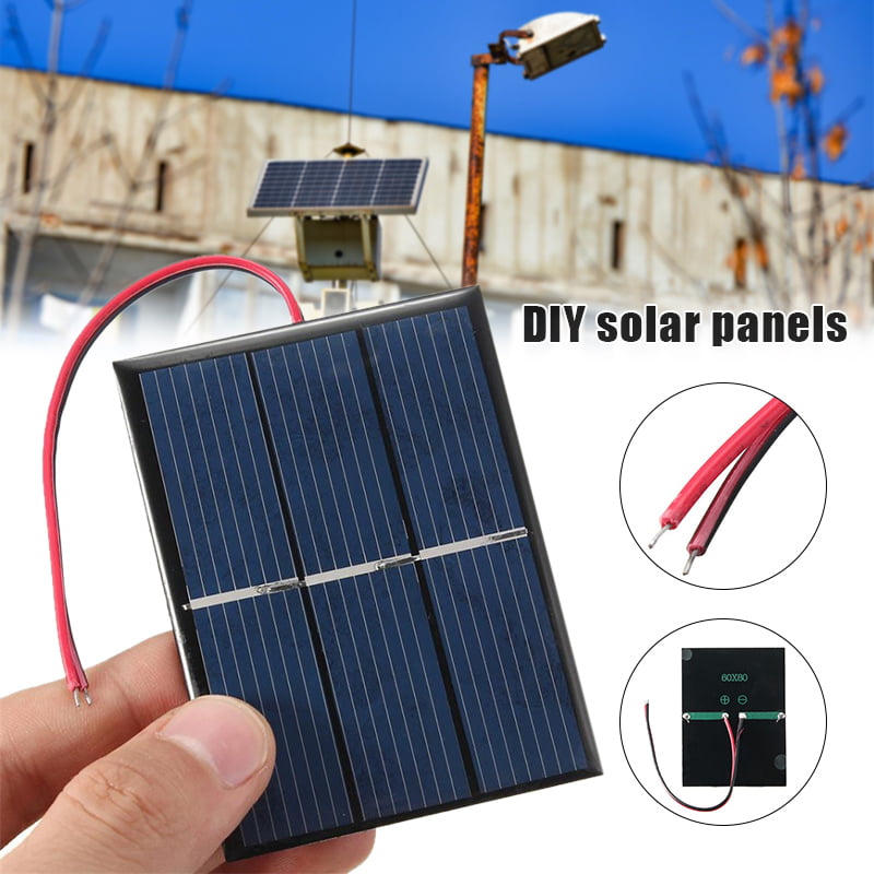 5V 60MA Mini Solar Panel System For DIY Battery Cell F5T3 Module Charger Ph I1C8 