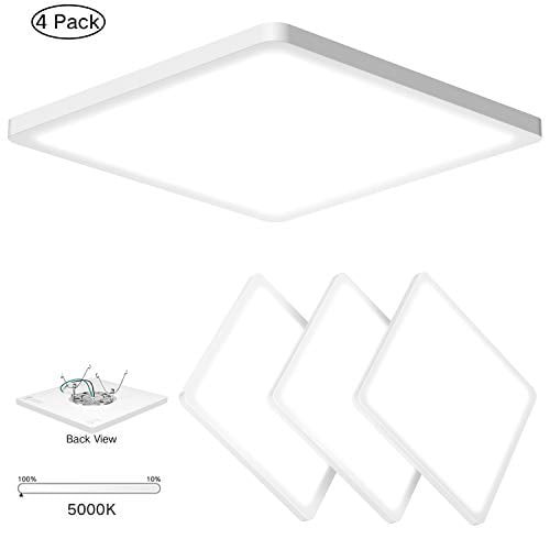 Avanlo Super Slim 0 6 Inch Thickness 12, Ceiling Light Glass Shade Replacement Square 12 Inch