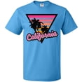 thumbnail image 3 of Inktastic California with Triangle and Palm Trees T-Shirt, 3 of 5