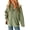 Jungle Green, variant on SHEWIN Womens Sherpa Jackets Fuzzy Hooded Zip Up Coats Casual Solid Long Sleeve Fleece Shacket Jacket Outerwear with Pockets