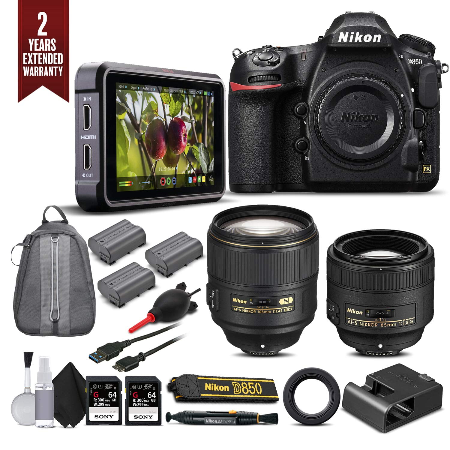 Nikon D850 DSLR Camera with AF-S NIKKOR 105mm and Iceland Ubuy