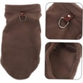 thumbnail image 5 of Soft Warm Solid Color Polar Fleece Pet Vest Winter Cold Weather Clothes Apparel for Small Medium Dogs Cats Puppy,Dog Sweater for small dog,Soft Fleece Vest with Leash Ring,Gray M, 5 of 5