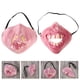 thumbnail image 4 of 2pcs Halloween Half-Face Masks Latex Funny Funny Half Face Funds Suplementos de fiesta, 4 of 5