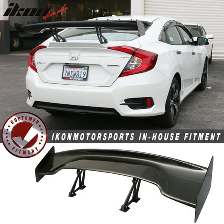 Fiber Wing - Fits 16-18 Honda Civic Sedan 57