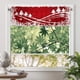 thumbnail image 1 of Decoración del hogar, esencial para Navidad. 137 x 45 cm/53,9 x 17,7 pulgadas. Cortinas navideñas de poliéster. Decoraciones festivas que hacen que la ventana luzca el ambiente navideño., 1 of 6