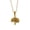 Gold, variant on Unisex Stainless Steel Creative Cut Out Family Tree of Life Flower Shaped Couple Pendant Amulet Necklace Gold