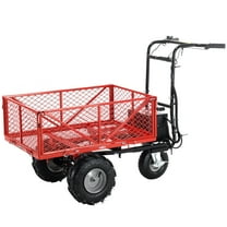 Chery Industrial Wheelbarrow Utility Cart Electric Powered Cart 48V28Ah 500W Capacity 500lbs Material Hauler 1000lbs Towing