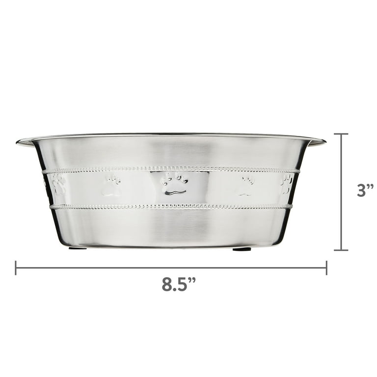 Vibrant Life Stainless Steel Dog Bowl, X-Large, 304 fl oz