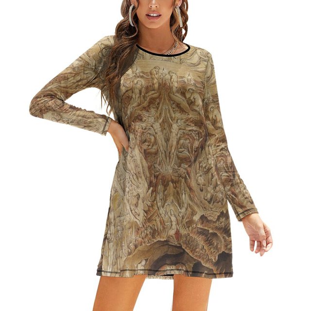 Hd The Vision Of The Last Judgment By William Blake High Definition Sweetheart Knot Flared Dress Fashion Design Large Size