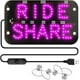 thumbnail image 1 of Letrero luminoso LED para coche de 7,5 x 4,5 pulgadas con brillo RGB y alimentación USB para parabrisas de vehículos compartidos | Montaje con ventosa | Luz indicadora de pasajero de taxi, 1 of 1