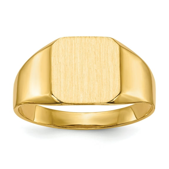14K Yellow Gold Mens Signet Ring Jewelry Size 10