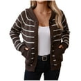 thumbnail image 4 of GuangCheng Womens Knit Cardigan Sweaters Long Sleeve Open Front Button Down Trendy Casual Jackets Fall Winter Clothes, 4 of 9