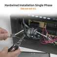 thumbnail image 5 of Comfort Zone 7,500W Digital Ceiling Mount Space Heater with Remote, 240v, Black, 5 of 8