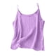 thumbnail image 1 of Camiseta sin mangas de lino para mujer - Top informal de tirantes fluido de color liso, 1 of 6
