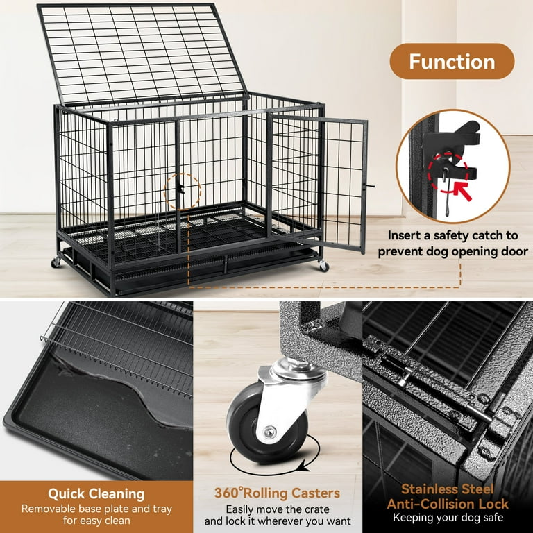 Pet simple function wire crate discount