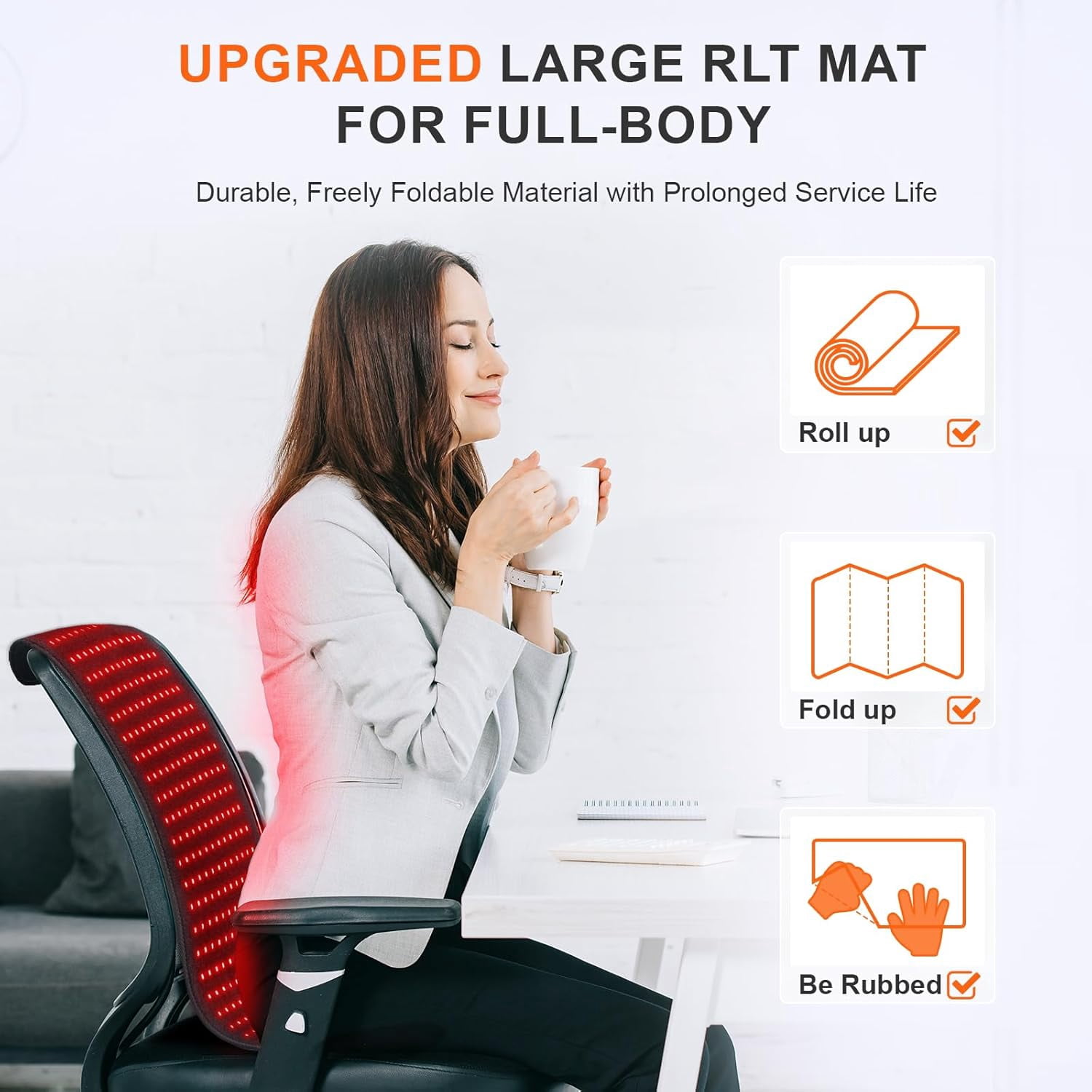 Flexible Red Light Pad for Soothing Warmth and Targeted Body Support (USB Powered)