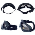 thumbnail image 3 of Ski Goggles Motorcycle Goggles Skiing Goggles Women Girl Men Boy UV 400 Protective Lens Windproof Dust-proof Adjustable Sports Glasses Eyewear, 3 of 7
