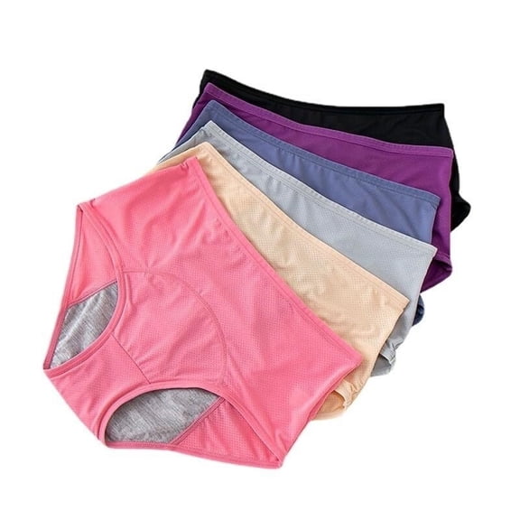 Women Menstrual Period Bladder Leak Proof Underwear 6pcs