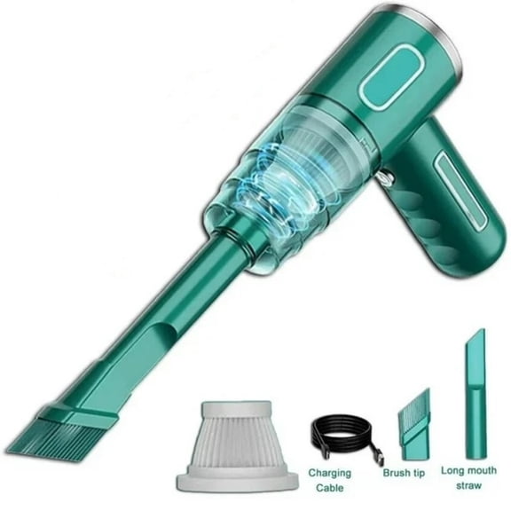 Wireless Handheld Car Vacuum Cleaner, 29000PA High Suction Portable Mini Vacuum, USB Rechargeable Cordless Vacuum for Car Home Office Pet Hair Dust Crumb Cleaning