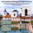 thumbnail image 5 of Cámara digital SMARTKLIK 4K 56MP para fotografía y vlogs, 5 of 5
