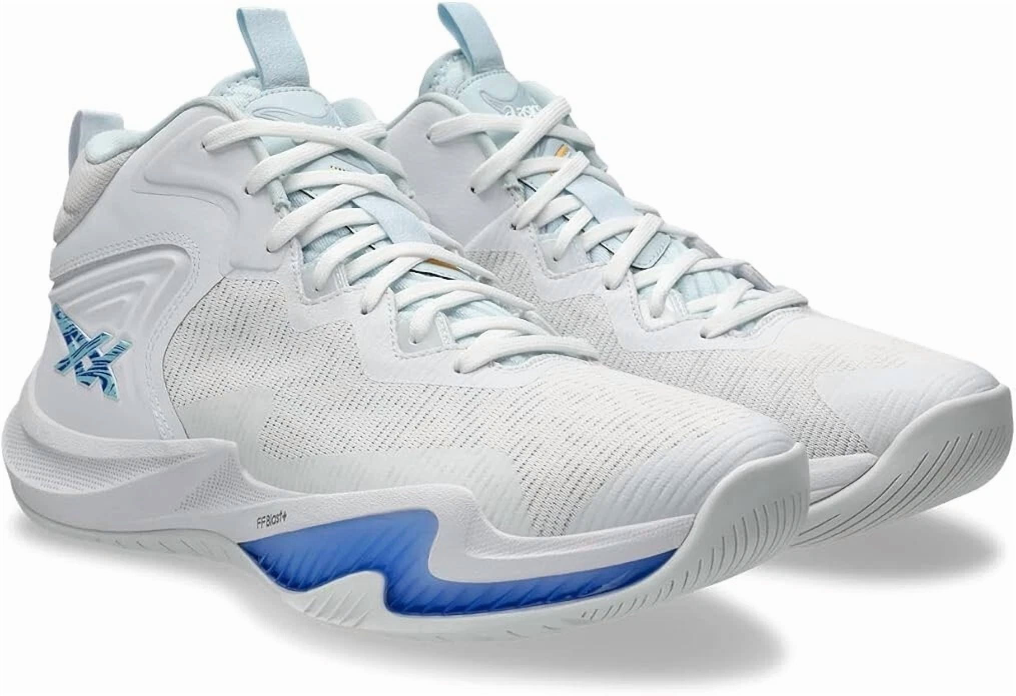 ASICS Basketball Shoes NOVA SURGE 3 1061A048-100 White/Bright Cyan