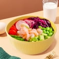 thumbnail image 2 of Yellow Cereal Bowls 8 Pieces , Unbreakable Wheat Straw Bowls, Microwave and Dishwasher Safe Reusable Bowls Set, for Ramen, Soup, Salad and more (22oz), 2 of 5