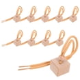 thumbnail image 1 of HEALEEP 10Set Perfume Bottle String Pendant Car Bottle Stoppers Aromatherapy Essential Oil Diffuser Lid Wooden Scent, 1 of 6