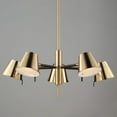 thumbnail image 2 of 25175DBZHR Maxim Lighting Carlo - 30W 5 LED Chandelier-12 Inches Tall and 28 Inches Wide, 2 of 5