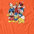 thumbnail image 3 of Disney Mickey Mouse Men's Vintage Character Group T-Shirt (Orange , S-XXXL), 3 of 4