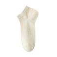 thumbnail image 2 of Mikilon Women Solid Color Thin Socks Comfortable and Breathable Short Socks Casual Daily Socks, 2 of 2
