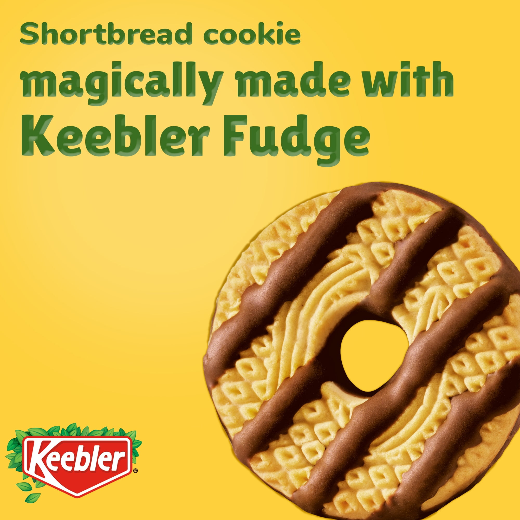 (3 pack) Keebler Fudge Stripes, Original Shortbread Cookies Coated in Keebler Fudge, Family Size 17.3 oz
